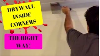 How To Crush it at Drywall Corners With a Double sided Knife [upl. by Hillard]