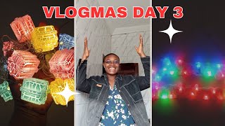 GETTING IN THE CHRISTMAS 🎄 SPIRIT  BUYING CHRISTMAS ORNAMENT  VLOGMAS DAY 3 [upl. by Aztiray543]