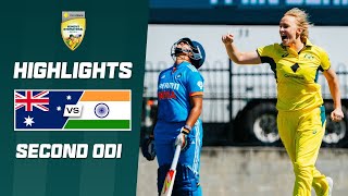 Australia v India 202425  Second ODI [upl. by Brittain18]