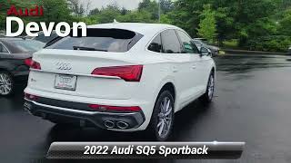 Used 2022 Audi SQ5 Sportback Premium Devon PA SQ5N2484L [upl. by Adnilreh]