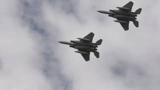 A few a Fighter Jets Arriving at the Reno Air Races [upl. by Wanda938]