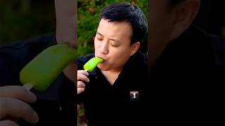 TASTY THE MOST FUN POPSICLE IN Mango Leaves 🍃🥵 ASMR shorts [upl. by Hui]