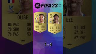 Olise vs Eze 🔥 FIFA Evolution FIFA 2025 EAFC 25 [upl. by Rhona]