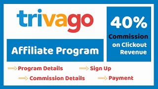 Trivago Affiliate Program 2024  Earn Money from Trivago [upl. by Ihdin408]