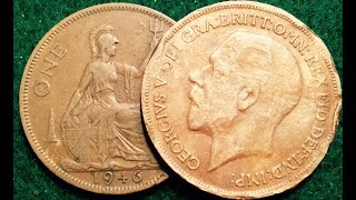 1919 One Penny Coin  George V  United Kingdom [upl. by Man852]