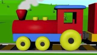 Learn colors with the color train for kids [upl. by Guendolen]