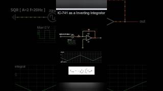 Inverting Integrator opamp operational amplifier myyoutube077 [upl. by Rondon]