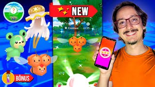 ✨ LIVE IRL Nihilego Teddiursa e Combee SHINY Hora Lendária e Hora do Holofote no Pokémon GO [upl. by Haizek]