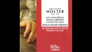 Johann Melchior Molter 16961765  Six Concertos Pour Clarinette Philippe Couvert [upl. by Eniamert]