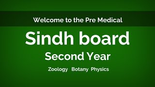 XII Second Year   Pre Medical Package Sindh Board   My Inter Academy [upl. by Geffner]