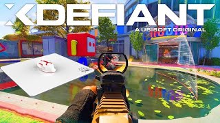 FLICKING ON A GLASS MOUSEPAD  NEW FPS GAME XDEFIANT [upl. by Atsirhcal]