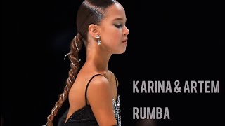 Karina amp Artem 🔥🔥🔥 Rumba ❤️ [upl. by Nylsirk]