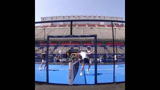 ✨Backhand Brilliance 🚀🙌🏻  Adam Axelsson padel sports padelvideos [upl. by Odareg355]