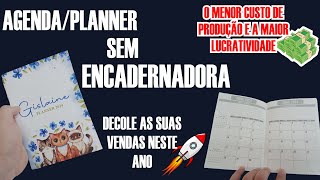 PASSO A PASSO  PlannerAgenda 2024  Planner grampeado [upl. by Anaid879]