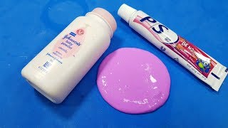 Slime Toothpaste and Powder  How To Make Slime only toothpaste amp Powder [upl. by Ruvolo]