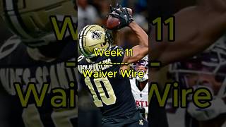 🏈 Waiver Wire Week 11 [upl. by Divadnoj]