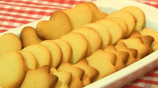 Receta fácil de galletas crujientes de mantequilla [upl. by Eladnor17]