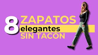 Estilo y Confort ❤️ 8 Zapatos SIN TACÓN elegantes [upl. by Aneeb]