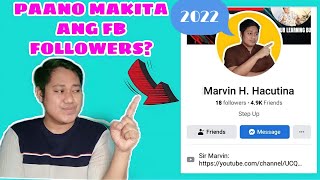 HOW TO SHOW FOLLOWERS ON FACEBOOK 2022 PAANO MAKITA ANG FOLLOWERS SA FACEBOOK TOP PROFILE [upl. by Elbart]