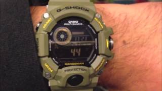 GShock GW9400 Rangeman Altimeter in an elevator [upl. by Joya]