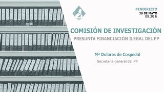 Comisión de Investigación relativa a la presunta financiación ilegal del PP 29052018 [upl. by Rawde]