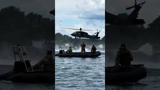 Absprung vom Black Hawk in den Neufeldersee [upl. by Lotsirhc]