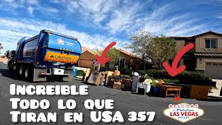 Lo que tiran en USA Las Vegas 357 en tiempo de mudarse tiran sus pertenencias [upl. by Drooff]