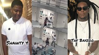 Thf Bayzoo getting knocked out by Shawty 4 has released this the 3rd video on him 🤔 [upl. by Ahserkal]