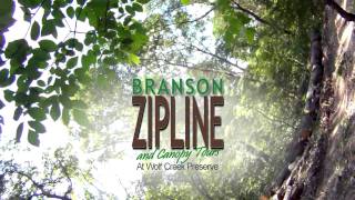 Branson Zipline Canopy Tours at Wolfe Creek Preserve [upl. by Ayahc]