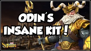 Absolutely Insane Odin Kit Breakdown  Will Odin Forever Change Marvel Strike Force [upl. by Nickerson]