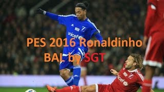 Ronaldinho PES 2016 Become a Legend Existing player mode [upl. by Aretina263]