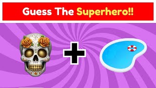 🦸‍♂️ Guess the Superhero by Emoji 🦸‍♀️  Quiz  Superhero 👊🔥  ImportantQuiz15 [upl. by Machutte]