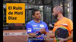 padel bandeja Matías Díaz La bandeja rulo y la víbora [upl. by Naz]