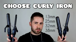 comparing curling iron  sizes and results [upl. by Ji]