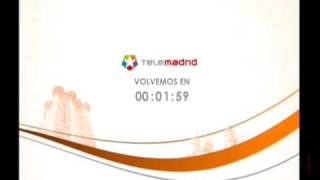 TELEMADRID  Cortinilla 20082009 Volvemos en 2 minutos [upl. by Ankney]