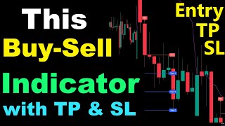 Premium Trading View Indicator with Entry Target amp Stop Loss🔥ALGO Buy Sell Indicator TP के साथ Exit [upl. by Jephum]