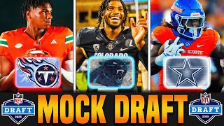 2025 NFL Mock Draft  QB DESPERATION is in Effect [upl. by Anaizit44]