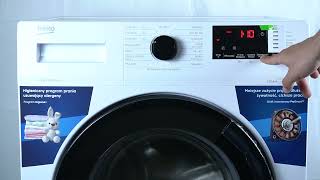 Washing Machine BEKO WUE6512WPBSE  Activate Rinse Aid  Turn On Rinse Aid Function [upl. by Ylenaj356]