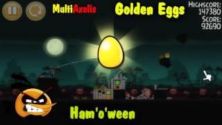 Angry Birds Seasons Hamoween Golden Eggs ALEX [upl. by Nahamas223]