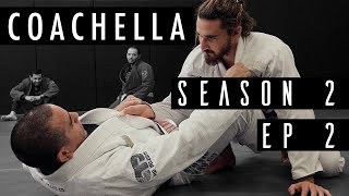 BJJ Series  Omoplata from Lasso Guard  Coachella Season 2 EP 2 [upl. by Aicekat]