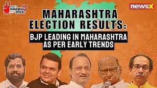 Maharashtra Election Results BJP Leading in Maharashtra as Per Early Trends  NewsX [upl. by Pollitt]