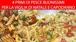 VIGILIA DI NATALE E CAPODANNO 4 PRIMI DI PESCE BUONISSIMI  Carlo Gaiano [upl. by Derrej]