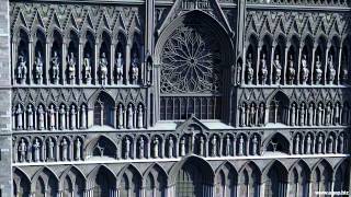 Nidaros Cathedral  Close Up  Details 3D [upl. by Anaig]