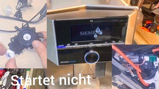 Siemens Eq9 Fehler steckt im Tropfen Bildschirm Keramikventil Neue Version Verpickt dreht nicht [upl. by Adley]