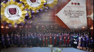 LPU Juris Doctor Conferment amp Launching of Lyceum Law Alumni Association SDE [upl. by Vharat]