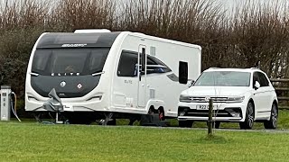 Happy New year  Caravan break Beechcroft farm near Buxton [upl. by Odlonra732]