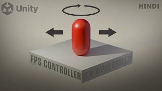 FPS CONTROLLER IN Unity  New input system  Hindi [upl. by Aniala]