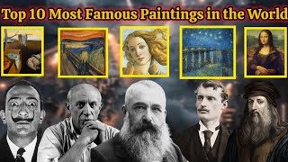 Top 10 most famous paintings in the world 🌎  tiny Info [upl. by Netsuj]