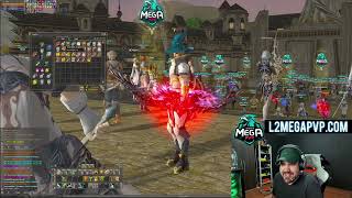 2 DIAS NO MEGAPVP COMO ESTAMOS  Lineage 2 L2 Reborn [upl. by Norahs]