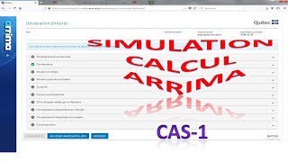 Calcul score ARRIMA Simulation Cas 1 كيف ٠اش٠تحسب ٠٠٠أريما [upl. by Dincolo593]